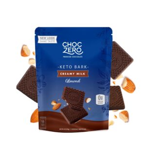 Milk Chocolate Almond Keto Bark